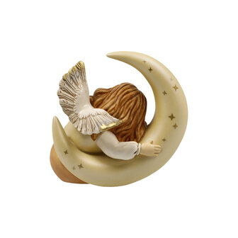 Goebel - Kerst | Decoratief beeld Engel Kleine droomreis | Aardewerk - 9cm - 2025