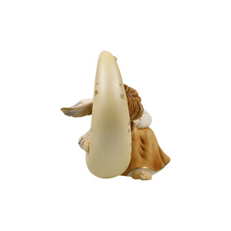 Goebel - Kerst | Decoratief beeld Engel Kleine droomreis | Aardewerk - 9cm - 2025