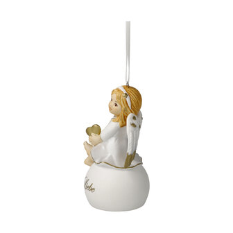 Goebel - Kerst | Kersthanger Engel Bel Liefde | Porselein - 9cm - 2025