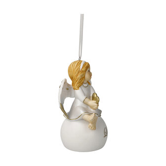 Goebel - Kerst | Kersthanger Engel Bel Liefde | Porselein - 9cm - 2025