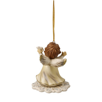 Goebel - Kerst | Kersthanger Engel Winterplezier | Aardewerk - 7cm - 2025
