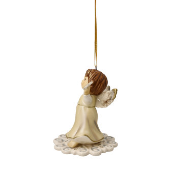 Goebel - Kerst | Kersthanger Engel Winterplezier | Aardewerk - 7cm - 2025