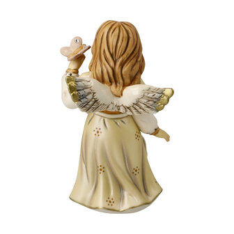 Goebel - Kerst | Decoratief beeld Engel Uw reisgenoot | Aardewerk - 12cm - 2025