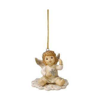 Goebel - Kerst | Kersthanger Engel Op weg naar de aarde | Aardewerk - 6cm - 2025