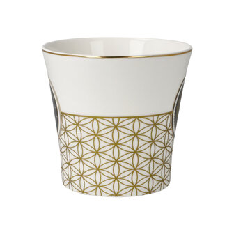 Goebel - Lotus | Koffie / Thee Mok Levensbloem wit | Beker - porselein - 350ml - 2 stuks