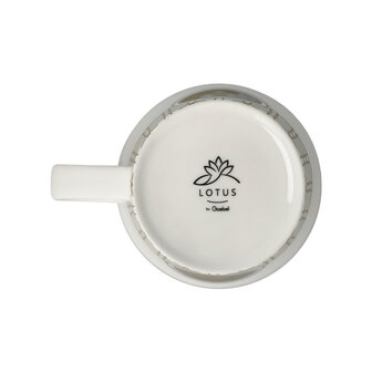 Goebel - Lotus | Koffie / Thee Mok Levensbloem wit | Beker - porselein - 350ml - 2 stuks