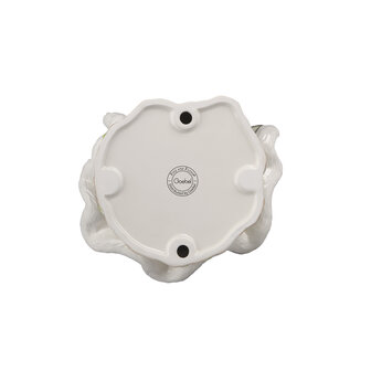 Goebel - Fitz and Floyd | Decoratief beeld Kerstman brengt geschenken | Aardewerk - 34cm - kerst