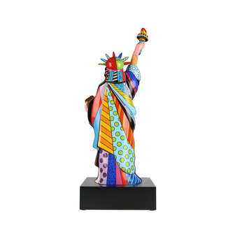 Goebel - Romero Britto | Decoratief beeld Liberty | Porselein - 69cm - Limited Edition