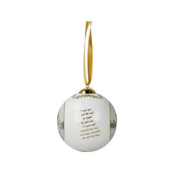 Goebel - Kerst | Kersthanger Engel Jaarlijkse bal 2025 | Porselein - 7cm