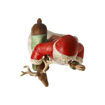 Goebel - Kerst | Decoratief beeld Kerstman - Koning van het bos | Aardewerk - 24cm - Limited Edition - 2025