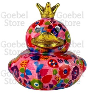 Pomme Pidou Spaarpot Eend Ducky Standaard 001 (14x14x14cm - Keramiek)