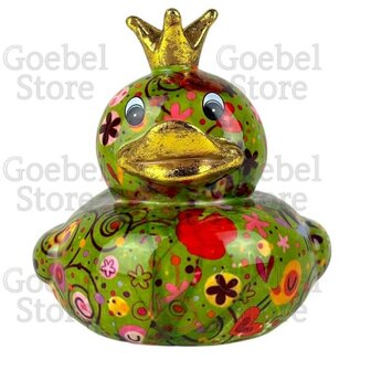 Pomme Pidou Spaarpot Eend Ducky Standaard 002 (14x14x14cm - Keramiek)