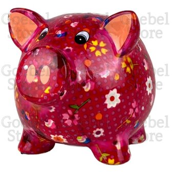 Pomme Pidou Spaarpot Varken Rosie Standaard 004 (15x12x12cm - Keramiek)