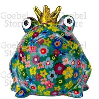 Pomme Pidou Spaarpot Kikker Freddy Standaard 004 (13x12x14cm - Keramiek)