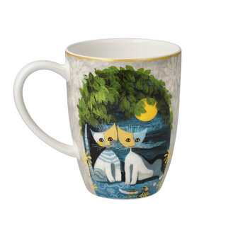 Goebel - Rosina Wachtmeister | Koffie / Thee Mok Al chiaro di luna | Beker - porselein - 400ml - 2 stuks