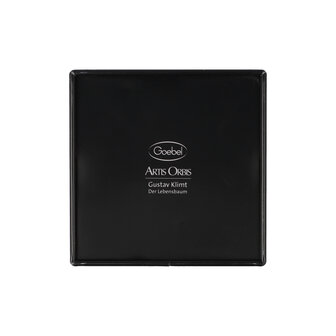 Goebel-Gustav Klimt | Bo&icirc;te &agrave; th&eacute; L&#039;Arbre de Vie | M&eacute;tal - 11cm - bo&icirc;te de rangement