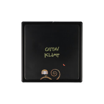 Goebel-Gustav Klimt | Bo&icirc;te &agrave; th&eacute; L&#039;Arbre de Vie | M&eacute;tal - 11cm - bo&icirc;te de rangement
