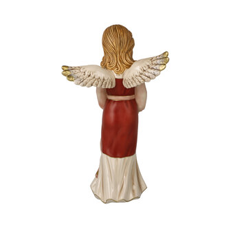 Goebel - Kerst | Decoratief beeld Engel In de magie van Kerstmis | Aardewerk - 33cm - 2025