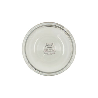 Goebel - Claude Monet | Windlicht / Theelicht Papaverveld | Glas - 10cm - waxinelicht houder - 2 stuks