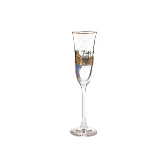 Goebel - Gustav Klimt | Verre &agrave; champagne Judith I | Verre - 24 cm - avec de l'or v&eacute;ritable - 100 ml