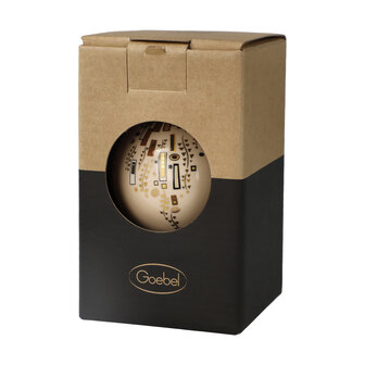 Goebel - Gustav Klimt | Kerstbal - Ornament | Porselein - 8cm - met echt goud