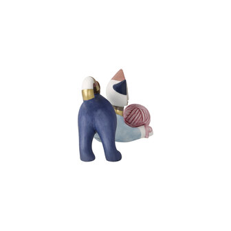 Goebel - Rosina Wachtmeister | Decoratief beeld / figuur Gioco col gomitolo | Porselein - 10cm - 2026