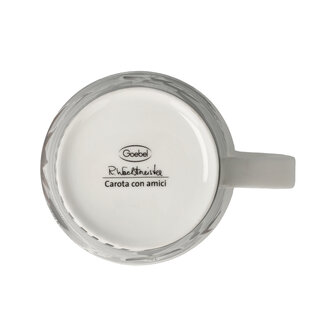 Goebel - Rosina Wachtmeister | Mok - Koffie/Thee Beker Carota con amici | Porselein - 350ml - 2 stuks