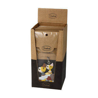 Goebel - Rosina Wachtmeister | Sleutelhanger Kaja e Mika | Kunststof - 6cm - 10 stuks