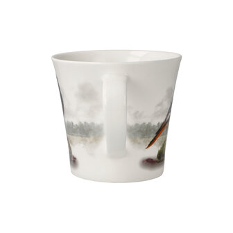 Goebel - Vogels | Koffie / Thee Mok Vogel van het jaar 2025 Roodstaart | Beker - porselein - 350ml - 2 stuks