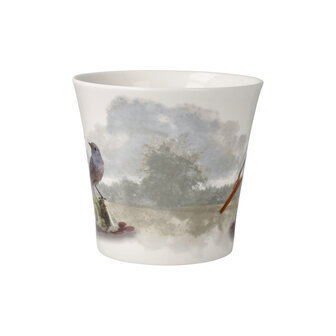 Goebel - Vogels | Koffie / Thee Mok Vogel van het jaar 2025 Roodstaart | Beker - porselein - 350ml - 2 stuks