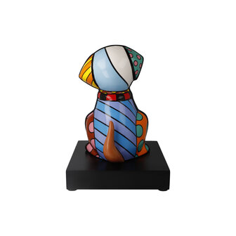 Goebel - Romero Britto | Decoratief beeld Baby Blue 29 | Porselein - Pop Art - 29cm - hond - Limited Edition