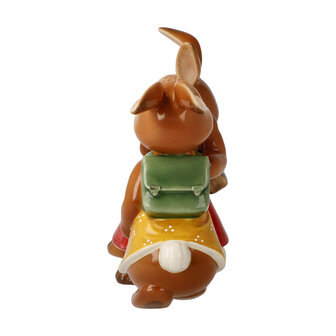 Goebel - Pasen | Decoratief beeld Haas Het geheim | Aardewerk - 11cm - Paashaas - 2026