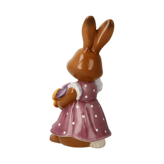 Goebel - Pasen | Decoratief beeld Haas Bloemen zijn de glimlach | Aardewerk - 12cm - Paashaas - 2026