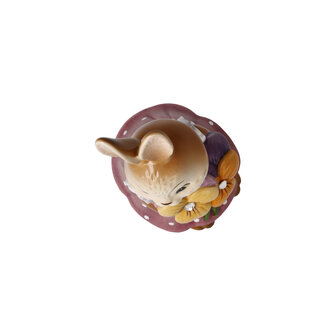 Goebel - Pasen | Decoratief beeld Haas Bloemen zijn de glimlach | Aardewerk - 12cm - Paashaas - 2026