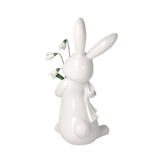 Goebel - P&acirc;ques | Figurine d&eacute;corative Li&egrave;vre de Blanche-Neige - Bienvenue au printemps | Porcelaine - 30 cm - 2026