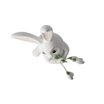 Goebel - P&acirc;ques | Figurine d&eacute;corative Li&egrave;vre de Blanche-Neige - Bienvenue au printemps | Porcelaine - 30 cm - 2026