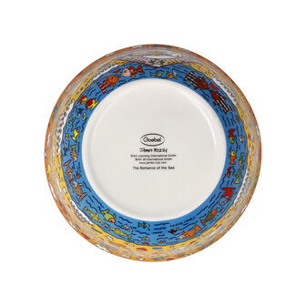 Goebel - James Rizzi | Kom The Romance of the Sea | Schaal - 15cm - porselein - 2 stuks