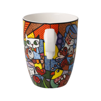 Goebel - Romero Britto | Koffie / Thee Mok Garden | Beker - porselein - 400ml - 2 stuks