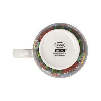 Goebel - Romero Britto | Koffie / Thee Mok Garden | Beker - porselein - 400ml - 2 stuks