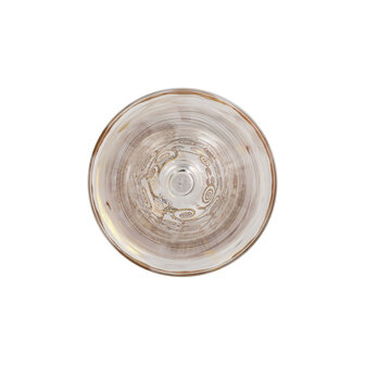Goebel - Gustav Klimt | Champagne glas De Levensboom | Glas - 24cm - met echt goud - 100ml - 2 stuks