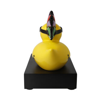 Goebel - Ed Heck | Decoratief beeld Duck Gone Wild | Porselein - eend - 22cm