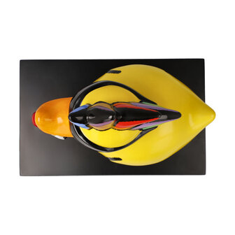 Goebel - Ed Heck | Decoratief beeld Duck Gone Wild | Porselein - eend - 22cm