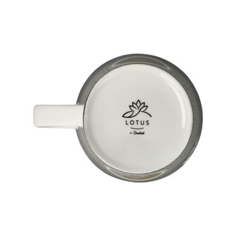 Goebel - Lotus | Koffie / Thee Mok Yin Yang Zwart | Beker- porselein - 350ml - 2 stuks