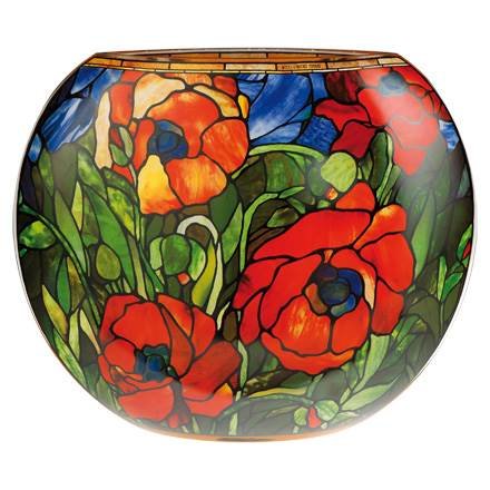 Goebel - Louis Comfort Tiffany | Table lamp Oriental poppy | Glass - 35cm