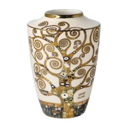 Goebel - Gustav Klimt | Vase The Tree of Life mini | Porcelain - 12cm