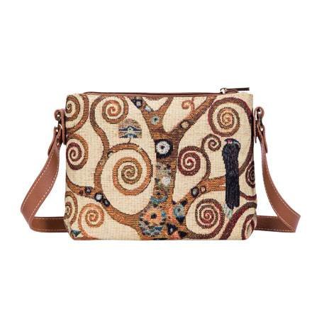 Goebel - Gustav Klimt | Bag The Tree of Life | Shoulder bag - 25cm - Fabric