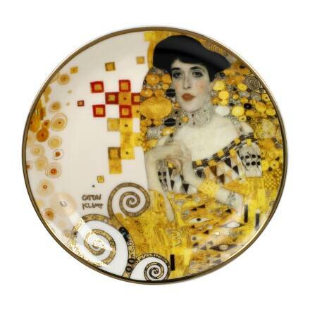 OP=OP Goebel - Gustav Klimt | Sier Schoteltje Adele Bloch | Porselein - 10cm