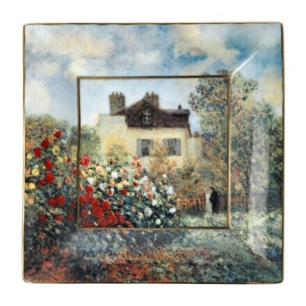 Goebel® - Claude Monet | Decoratieve Schaal "Kunstenaarshuis" | Porselein, 16cm