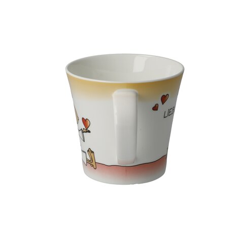 Goebel - Der kleine Yogi | Koffie / Thee Mok Du bist mein Liebling | Beker - porselein - 350ml - 2 stuks