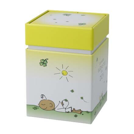 Goebel - The Little Yogi | Tea box Glückstee | Metal - 11 cm - storage box